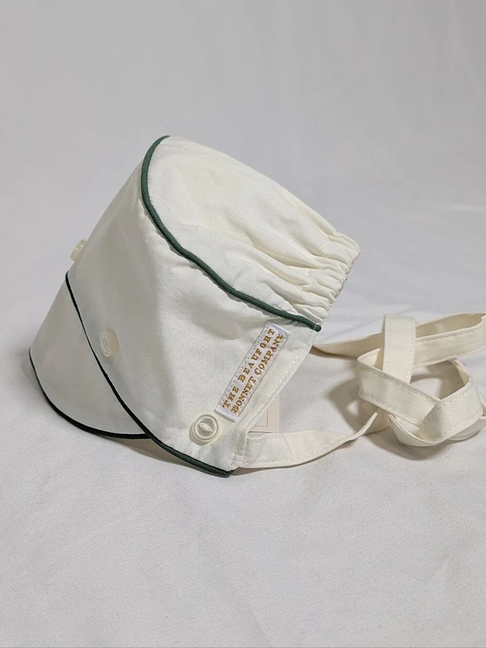 RARE NWT The Beaufort Bonnet Company Barringer Bonnet XS Palmetto Pearl GreenOp